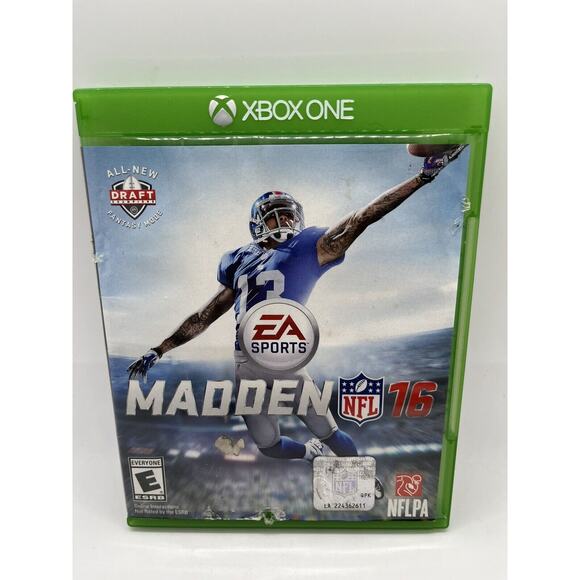 Madden NFL 16 (Microsoft Xbox One, 2015) Tested, Working COMPLETE Free Shipping - Picture 1 of 8